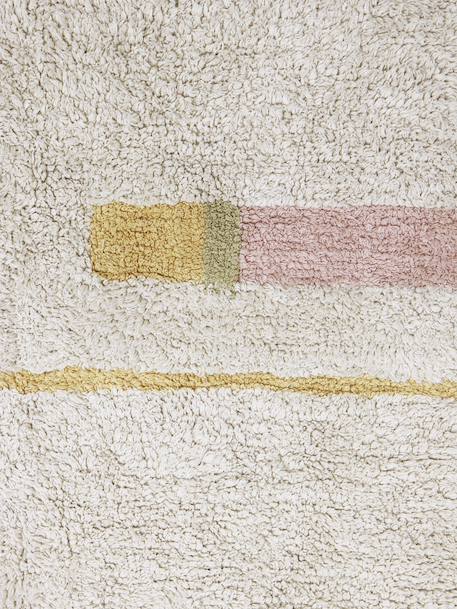 Tapis Lanes rayé rose - vertbaudet enfant 