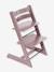 Hoge stoel Tripp Trapp STOKKE BLEACHED+donkerbruin+ecru+grijs+groen+NATUURLIJK+ONWEER GRIJS+WIT+zachtpaars+ZWART - vertbaudet enfant 