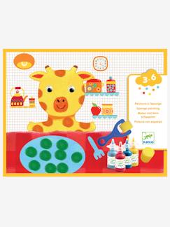 Jouet-Activités artistiques-Peinture à l'éponge «Les aventures des doudous»