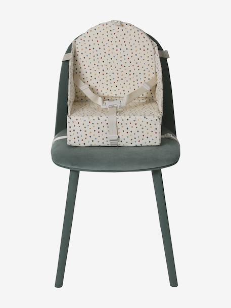 Rehausseur de chaise bleu grisé+écru+GRIS+multicolore - vertbaudet enfant 