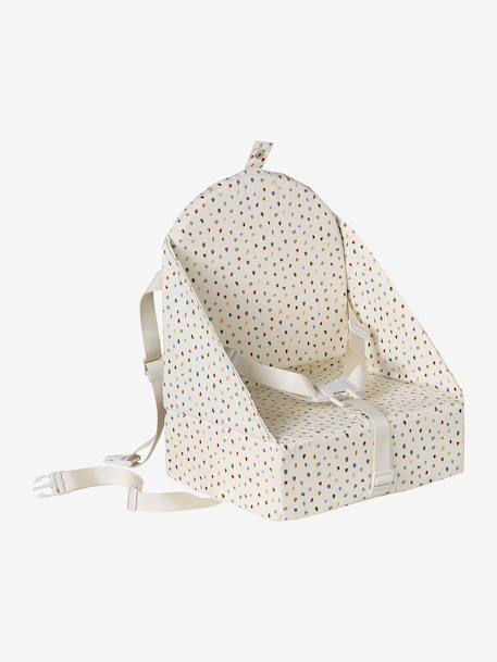 Rehausseur de chaise bleu grisé+écru+GRIS+multicolore - vertbaudet enfant 