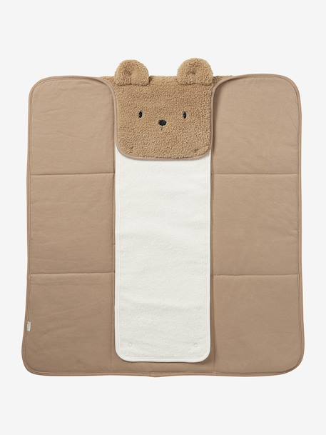 Tapis à langer de voyage beige - vertbaudet enfant 