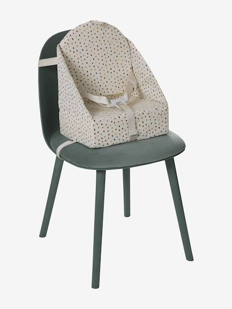 Rehausseur de chaise bleu grisé+écru+GRIS+multicolore - vertbaudet enfant 