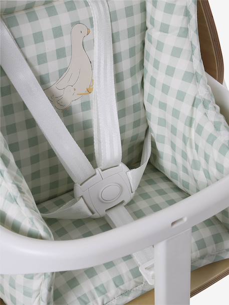 Chaise haute évolutive WOODYNEST beige - vertbaudet enfant 