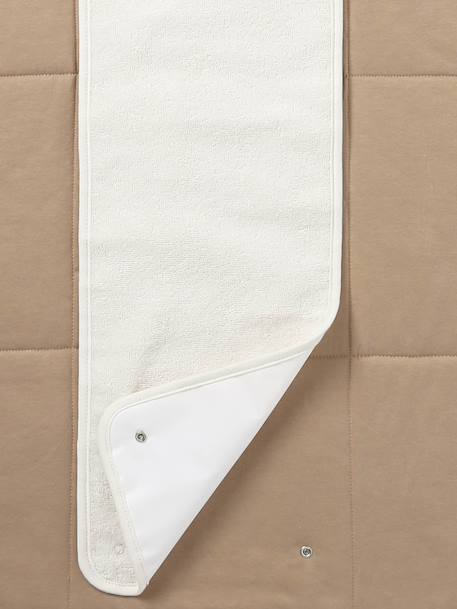 Tapis à langer de voyage beige - vertbaudet enfant 