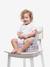 Rehausseur de chaise Easy up BABY TO LOVE GRIS ETOILES+RAYE BLEU - vertbaudet enfant 