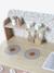 Cuisine en bois FSC® avec accessoires écru+rose+vert sauge - vertbaudet enfant 