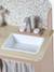 Cuisine en bois FSC® avec accessoires écru+rose+vert sauge - vertbaudet enfant 