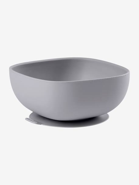 Bol en silicone avec ventouse GRIS - vertbaudet enfant 