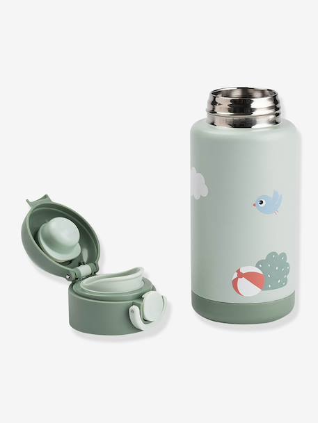 Gourde isotherme 340ml sable+vert - vertbaudet enfant 