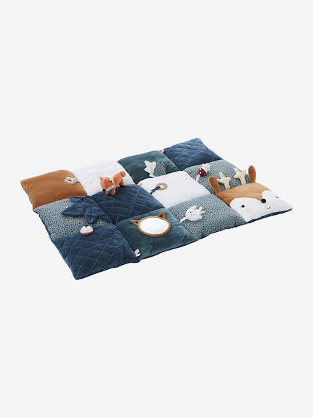 Zacht speelkleed CROQUE LA VIE beige+ecru+meerkleurig+rood+sinaasappel+smaragdgroen - vertbaudet enfant 
