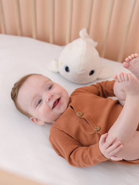 Peluche veilleuse & bruits blancs PABOBO Beluga blanc - vertbaudet enfant 