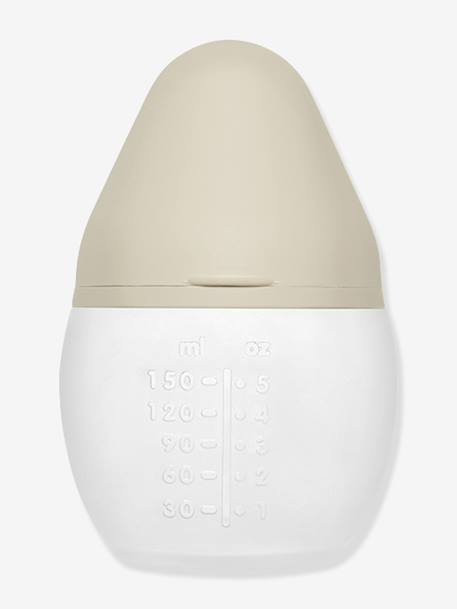 BibRond-fles 150 ml ELHEE beige+saliegroen - vertbaudet enfant 