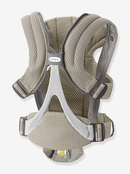 Porte-bébé physiologique BabyBjörn Move Mesh 3D ANTHRACITE+beige - vertbaudet enfant 