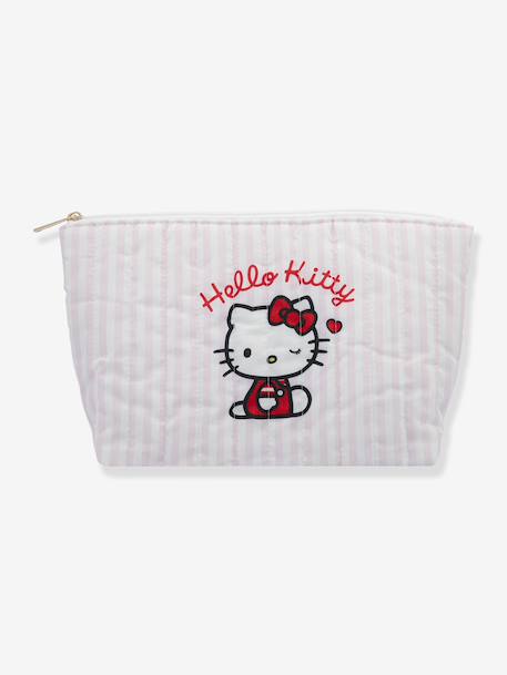 Gestreepte toilettas HELLO KITTY roze, gestreept - vertbaudet enfant 