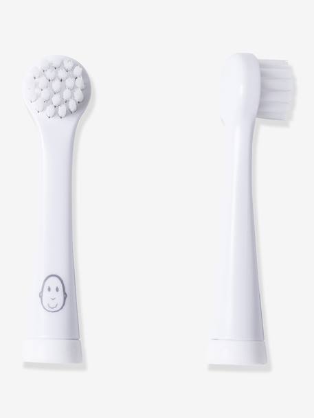 Brosse à dents rechange blanc - vertbaudet enfant 