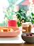 Set vaisselle 4 pièces silicone JAUNE+JUNGLE+NIGHT BLUE+ROSE+terracotta - vertbaudet enfant 
