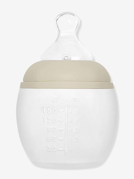 Biberon BibRond 150 ml beige+vert sauge - vertbaudet enfant 