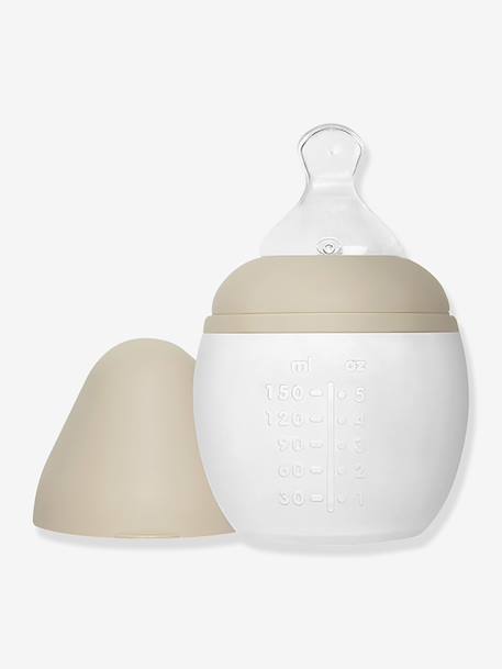 BibRond-fles 150 ml ELHEE beige+saliegroen - vertbaudet enfant 