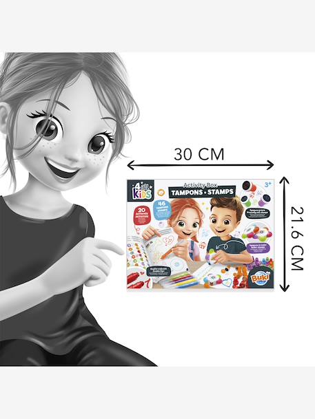 Activity Box Tampons blanc - vertbaudet enfant 