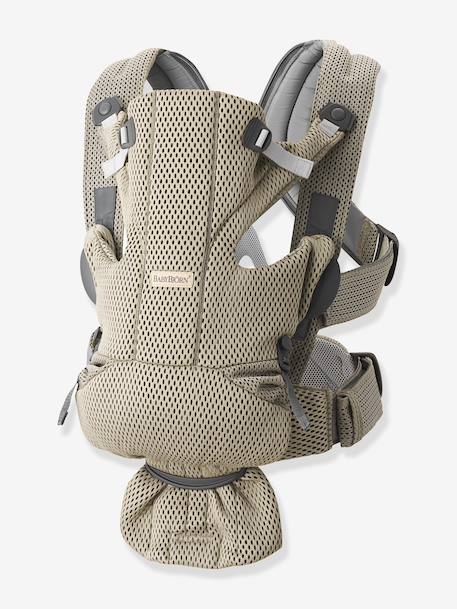 Porte-bébé physiologique BabyBjörn Move Mesh 3D ANTHRACITE+beige - vertbaudet enfant 