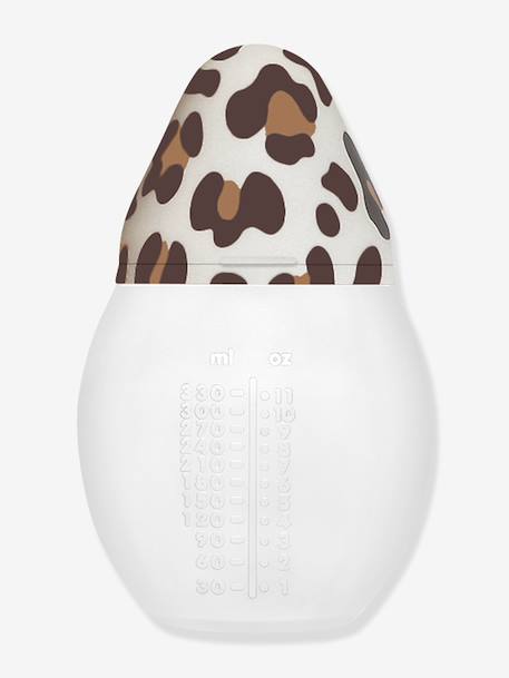 Biberon BibRond 330 ml marron imprimé - vertbaudet enfant 