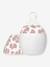 Biberon BibRond 150 ml ELHEE blanc imprimé+rose imprimé - vertbaudet enfant 