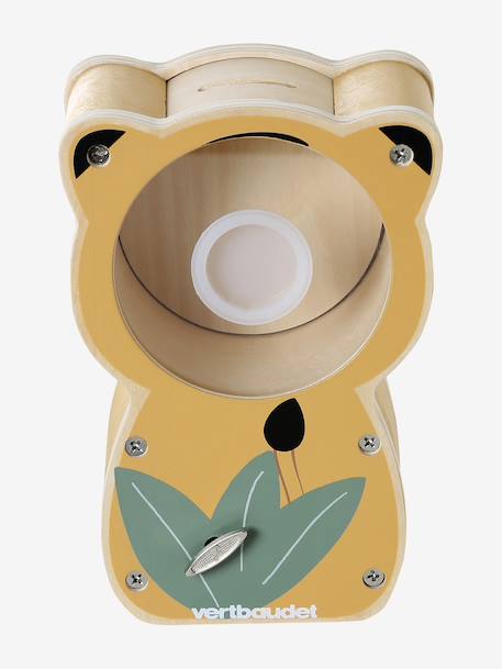 Tirelire musicale Tanzanie en bois FSC® jaune - vertbaudet enfant 