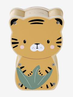 Linge de maison et décoration-Décoration-Tirelire musicale Tanzanie en bois FSC®