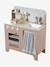 Cuisine en bois FSC® avec accessoires écru+rose+vert sauge - vertbaudet enfant 
