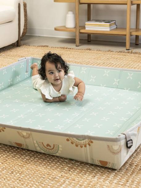 Tapis Mousse Géant Pliable - écru+multicolore - vertbaudet enfant 