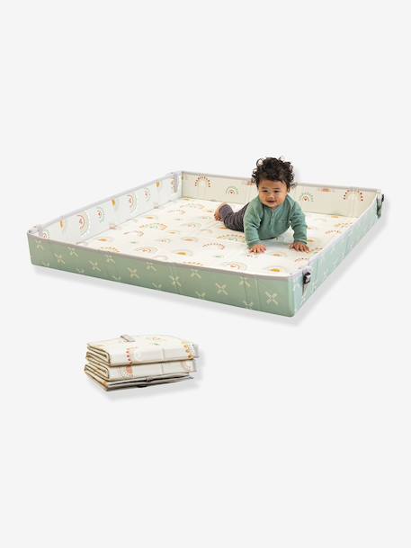 Opvouwbare schuimrubberen mat - INFANTINO ecru+meerkleurig - vertbaudet enfant 