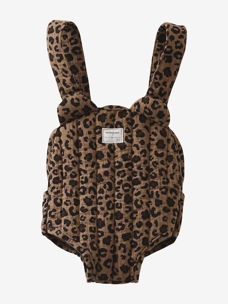 Draagzak voor poppen in katoenen hydrofiel VERTBAUDET x ENVIE DE FRAISE bruin - vertbaudet enfant 
