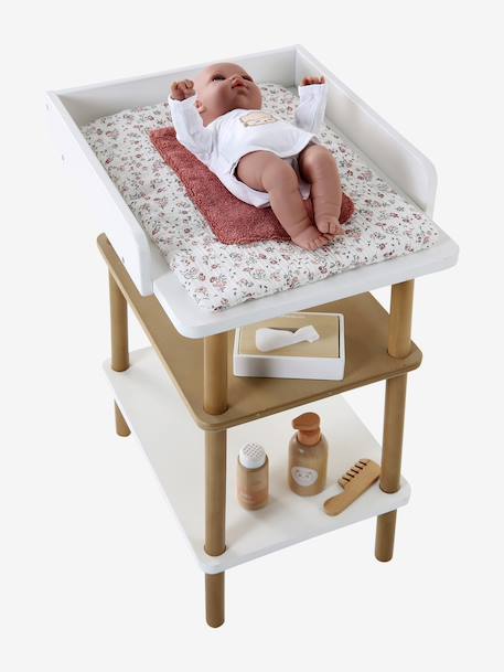 Aankleedkussen voor babypop rozen - vertbaudet enfant 