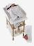 Set cape de bain + gant + lingettes poupon en gaze de coton jaune+rose - vertbaudet enfant 