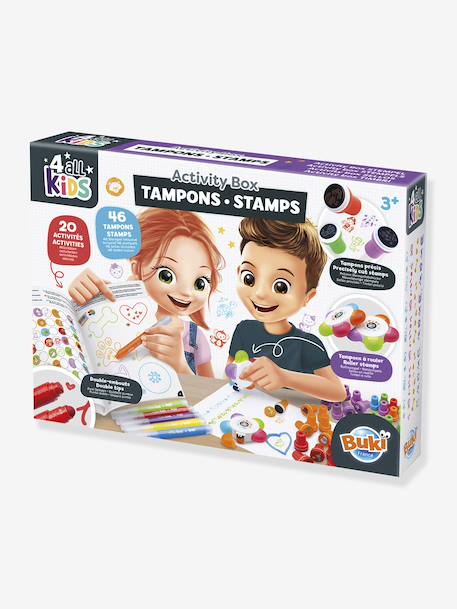 Activity Box Tampons blanc - vertbaudet enfant 