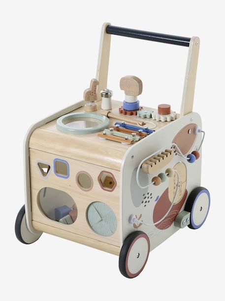Muzikale loopwagen van FSC®-hout hout - vertbaudet enfant 