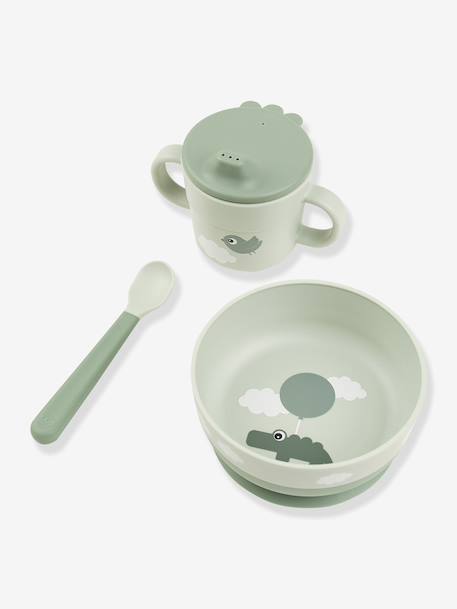 Set eerste maaltijd Foodie DONE BY DEER groen - vertbaudet enfant 