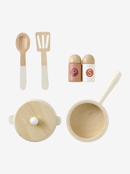 Cuisinette en bois FSC® à poser écru - vertbaudet enfant 
