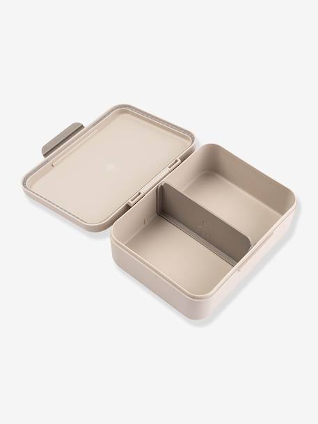 Boîte à goûter avec séparateur sable+vert - vertbaudet enfant 