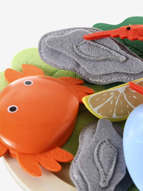 Houten FSC® fruitschaal blauw - vertbaudet enfant 