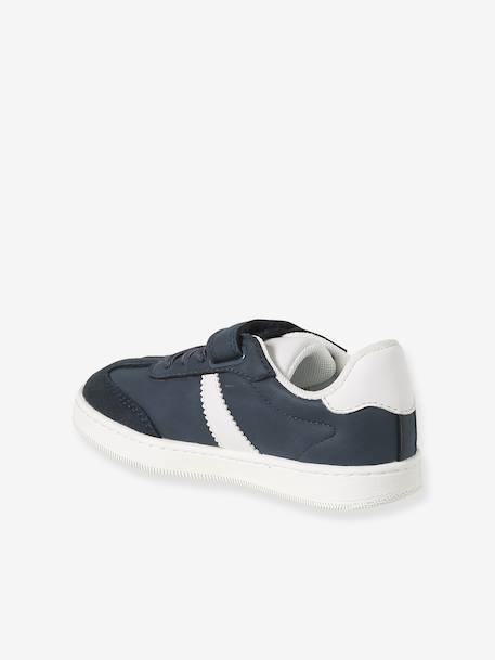 Baskets met elastische veters en klittenband voor kinderen, kleuterschoolcollectie marineblauw - vertbaudet enfant 