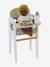 Chaise haute pour poupon en bois FSC® blanc - vertbaudet enfant 