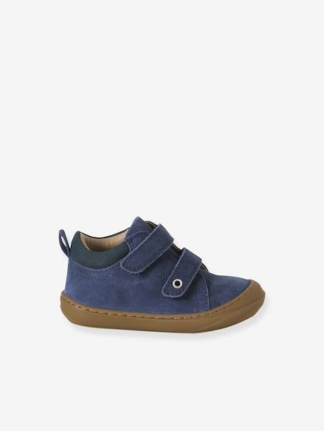 Chaussures premiers pas bébé velcro beige+bleu+bleu électrique+bleu océan+lot beige+lot marron+lot vert+marron+ocre+vert+vert sauge - vertbaudet enfant 
