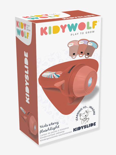 Lampe projecteur à histoires Kidyslide - bleu+terracotta - vertbaudet enfant 