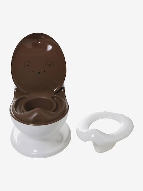 Plaspotje tijgermotief karamel+mosterdgeel+saliegroen - vertbaudet enfant 