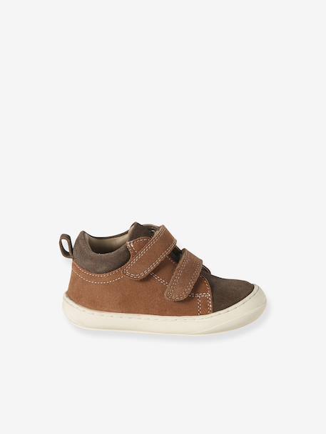 Chaussures premiers pas bébé velcro beige+bleu+bleu électrique+bleu océan+lot beige+lot marron+lot vert+marron+ocre+vert+vert sauge - vertbaudet enfant 