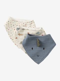 Puériculture-Repas-Bavoir-Lot 3 bavoirs bandana