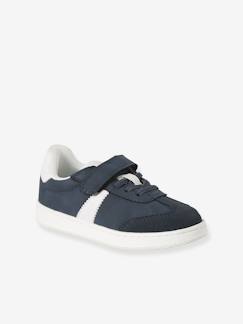 Chaussures-Chaussures garçon 23-38-Baskets enfant garçon synthétique à scratchs et lacets élastiqués