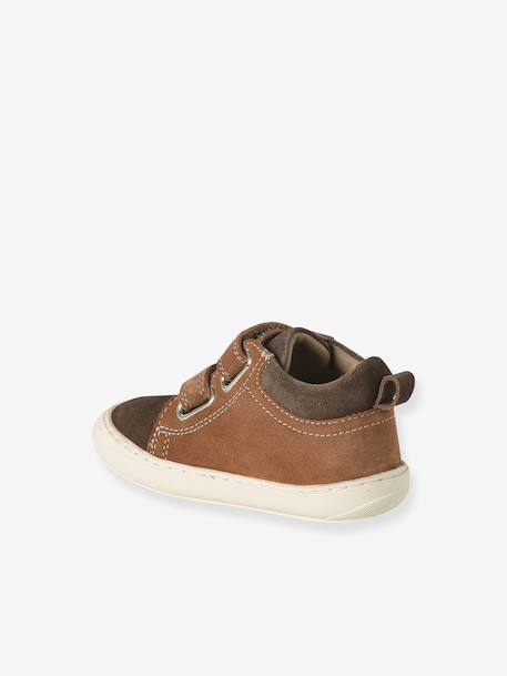 Chaussures premiers pas bébé velcro beige+bleu+bleu électrique+bleu océan+lot beige+lot marron+lot vert+marron+ocre+vert+vert sauge - vertbaudet enfant 